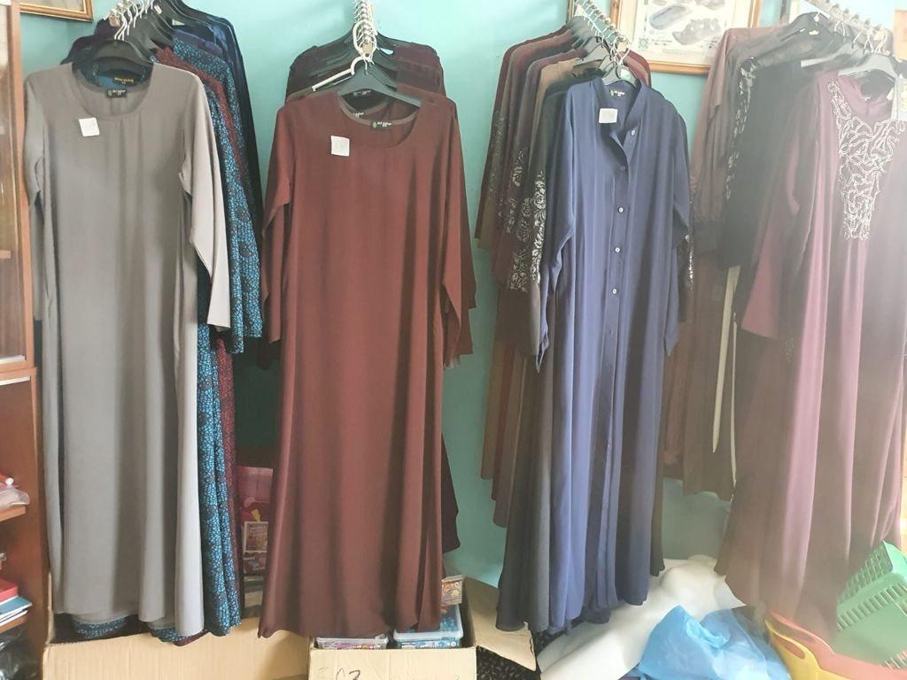 Abayas on the rail